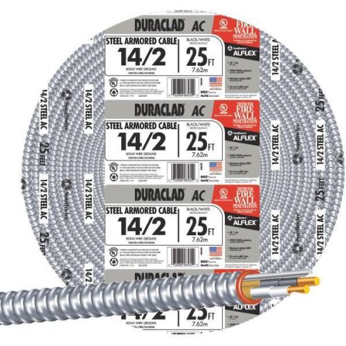 25&#039; 14/2 stl armor cable 55278321 for sale