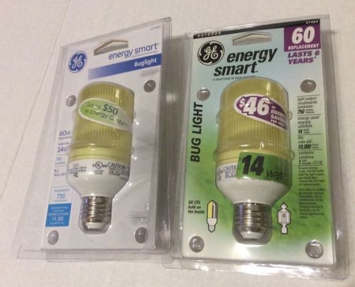 GE Lighting 47464 Energy Smart CFL Bug Light 14-Watt (60W replacement) 750-L (2)