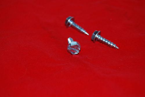 #10x 3/4&#034;(5/16&#034;drive) hex washer needle point screws zinc plated 8,000/cs. for sale