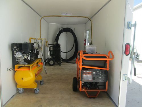 Spray foam equipment trailer rig package with 30lbpm machine with graco gun for sale