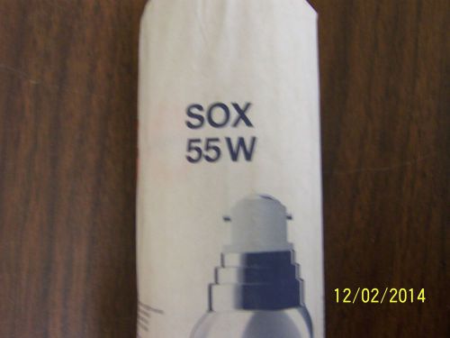 New Sylvania SOX SOX55W 55 Watt Low Pressure Sodium Lamp Light Bulb FREE SHIP