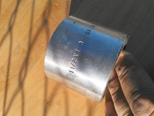 Lot of (2) coupling, reducing stainless steel 1 1/2&#034; x 1&#034; 304l 3000#  socket for sale