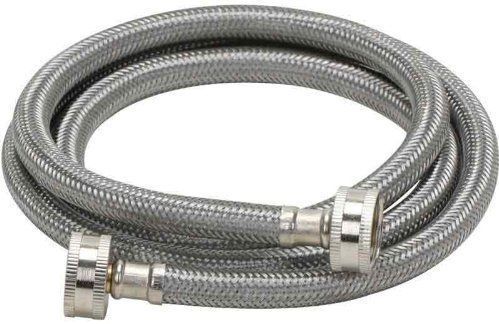 Washing Machine Connector Braided Stainless Steel 3/4&#034; Hose Fitting Hose