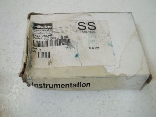 Parker 6z-b6lj-ssp ball valve *new in a box* for sale