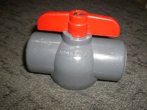 Pvc ball valve, inline, fnpt, 1 in for sale