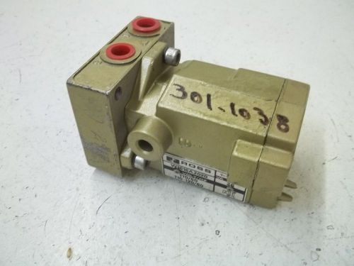 ROSS W1616A2020 SINGLE SOLENOID PILOT *USED*