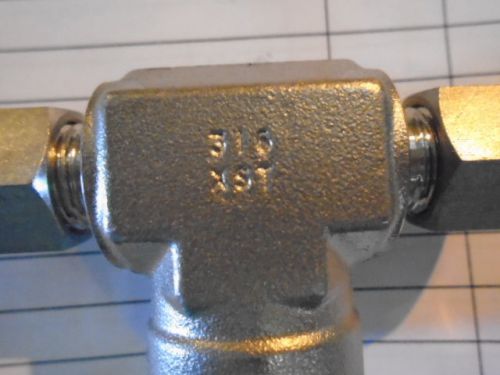 Swagelok 316xst stainless tube union tee valve new lot of 5 free shipping to usa for sale