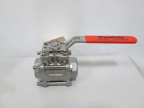 New dynaquip 1-4408 pn64 1000 stainless threaded 1-1/2in npt ball valve d328027 for sale