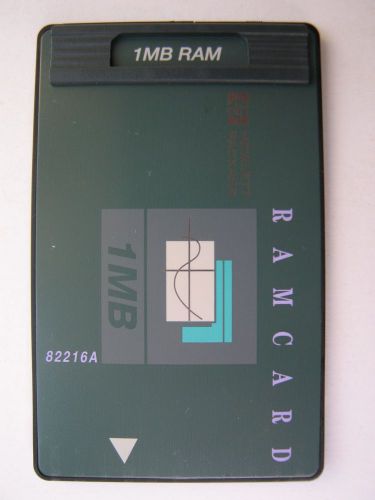 Hewlett Packard HP 82216A 1MB RAM Card for HP 48GX Calculator Battery (Backed)