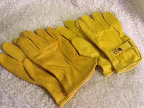 2 NEW PAIRS MENS SMALL SIZE SOFT COWHIDE DRIVERS ROPERS STYLE GLOVES