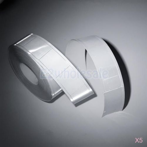 5pcs 10m scotchlite gloss sew on reflective tape 1&#034; wide safe night outing white for sale