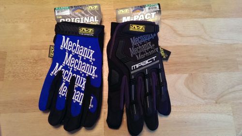 Mechanix wear glove lot &#034;the origial&#034; mg-03-011 &amp; &#034;m-pact&#034; mpt-58-011 x-large for sale