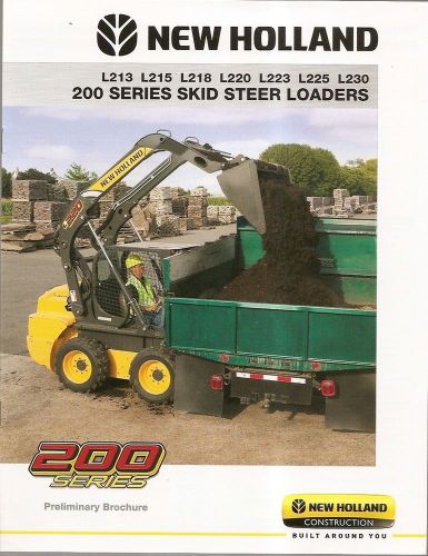 Equipment Brochure - New Holland - 200 Series Skid Steer Loader 2010 (E1120)