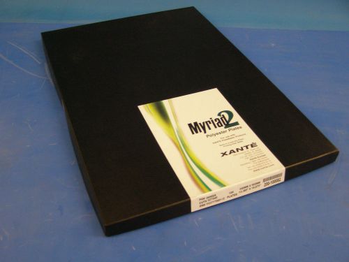 New in box xante myriad 2 polyester plates 13.385 x19.875 (100ea) free shipping! for sale