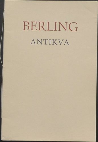 Karl forsberg berling roman typeface type design w/ original signed calligraphy for sale