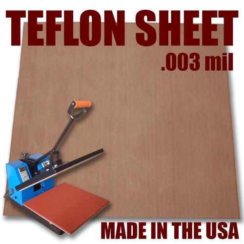 Heat Press Teflon Sheet 15x15 Sublimation Heat Transfer