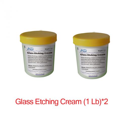 450g*2 Bottle Glass Etching Cream Window Glass Screen Printing Supplies Material