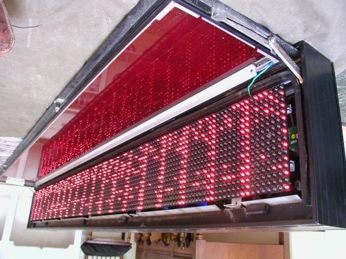 OUTDOOR RED LED MESSAGE SIGN FROM ADAPTIVE DISPLAYS