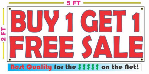 BUY ONE GET ONE FREE SALE Banner Sign for Vintage Retro Look