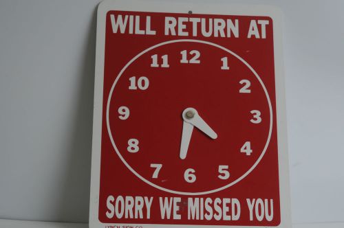 Will Return Retail Sign