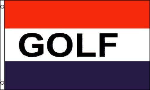 Golf Flags 3&#039; X 5&#039;  Banners Outdoor Indoor (2 PACK) Pair