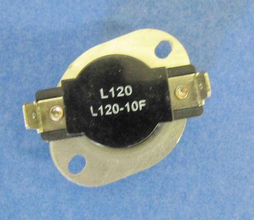 SUPCO 120 DEGREE HIGH LIMIT THERMOSTAT FOR DRYER PART# L120