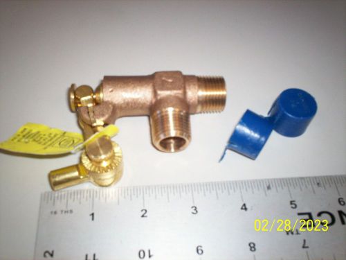 New 3/4&#034; npt united brass float valve for fulton boiler water return tank for sale