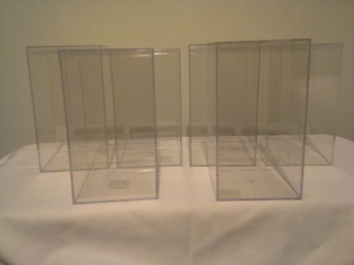 18 CLEAR DISPLY CASES- 7 x 4 -BEANNIE BABY, ACTION FIGURE, DOLL, BEAR