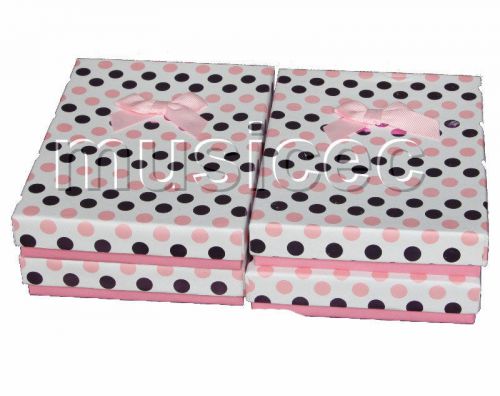 4 piece 4.7&#034;X6.4&#034; pink paper Jewelry Boxes Gift packing T927