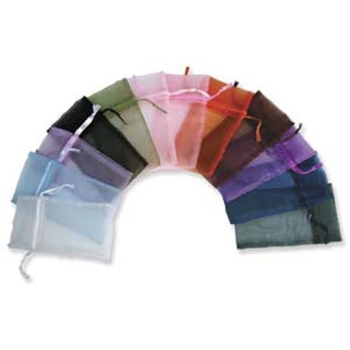 Organza gift bag assortment 2.75x3&#034; #535 (12) for sale