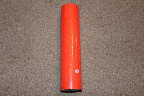 10 roll x 500 tag labels refill for mx-5500 one line price gun orange for sale