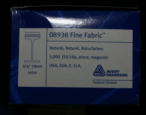 Swiftach Tool Fine Fabric Nylon Barbs 3/4 inch (19mm) NIB 5000 in Box