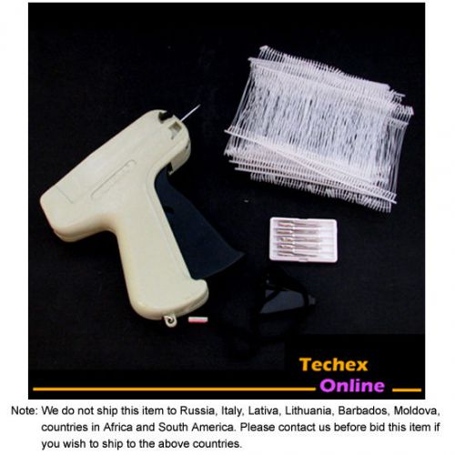 Garment price labels tagging tag gun + needles + barbs for sale