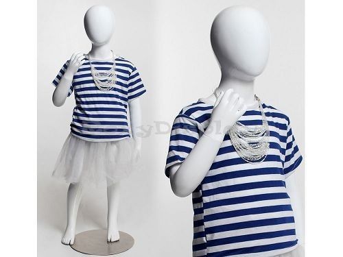 Fiberglass Egghead Little Child Mannequin Dress Form Display #MZ-CD2