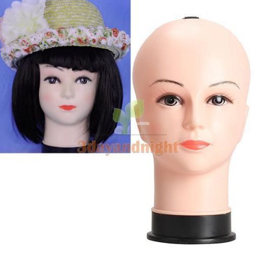 Real Female Mannequin Head Model Wig Hat Jewelry Display Cosmetology Manikin NIG