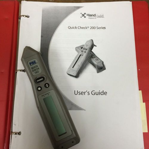 Hhp quick check 150 bar code verifier scanner for sale