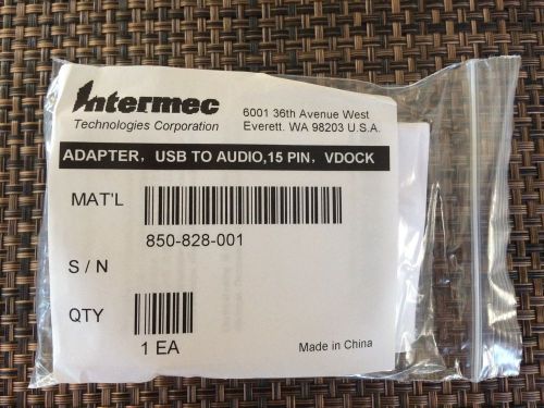 Intermec USB to Audio 15-pin Vehicle Dock Adapter, 850-828-001