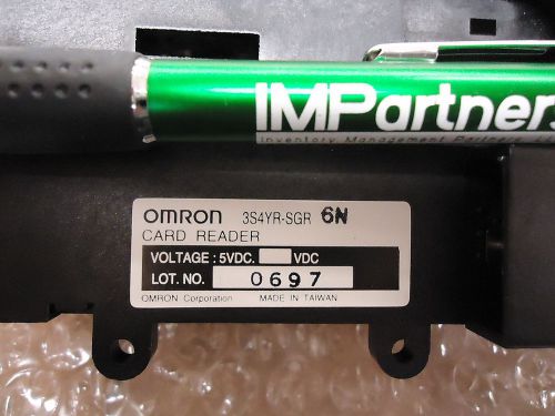 Omron 3S4YR-SGR6N Insert Magnetic IC Card Reader. Brand New!