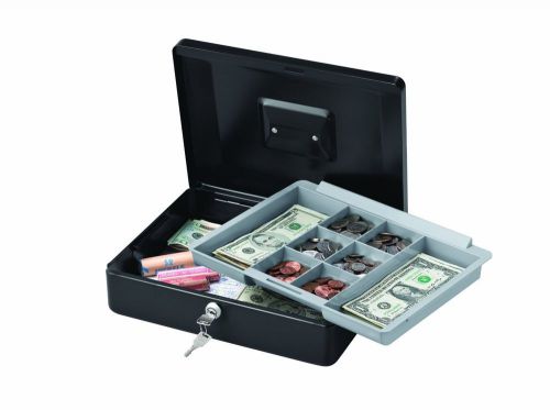 12&#034; safebox valuable cash change storage organizer box office retail travel case for sale