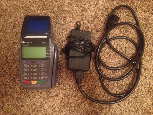Verifone VX510 Omni 3730 LE Credit Card Terminal with Power Ad