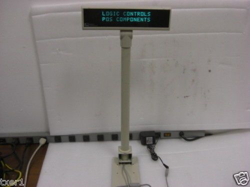Logic Controls PD6000 Pole Display Unit White w/ AC