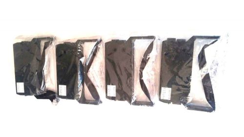 Set of 4 verifone printer ribbons nos black/purple part number v600110 113444 for sale
