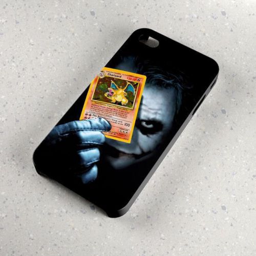 Joker Batman Charizard Pokemon Case A92 iPhone 4/5/6 Samsung Galaxy S3/4/5