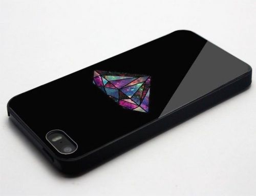 Diamond Snapback Galaxy logo iPhone Case Cover Hard Plastic