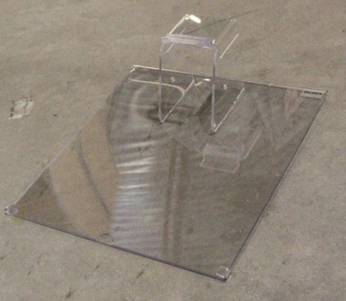 11&#034; x 11&#034; acrylic single face sign holder for gridwall or crossbars - lot of 5 for sale