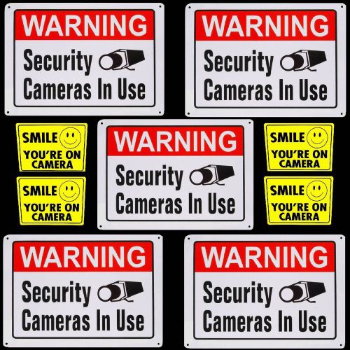 METAL PARTY BEER C STORE SECURITY CAMERAS WARNING YARD SIGNS+WINDOW STICKERS LOT
