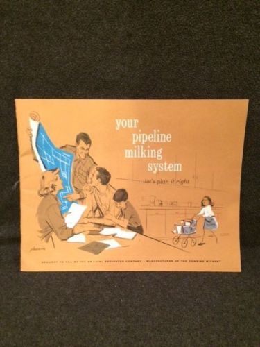 DeLaval Pipeline Milking System Advertising Booklet