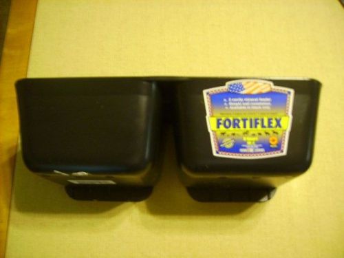 lot of 2 Two cavity Mineral Feeder FORTEX/FORTIFLEX Feeders/Waterers MF2  Black