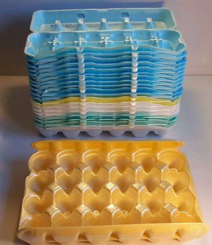 Lot of 20 ~ Empty Used Styrofoam Egg Cartons ~ School Projects Hobbies Crafts