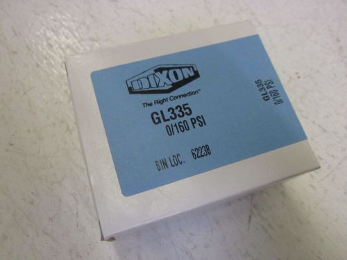 LOT OF 9 DIXON GL335 0-160 PSI *NEW IN A BOX*